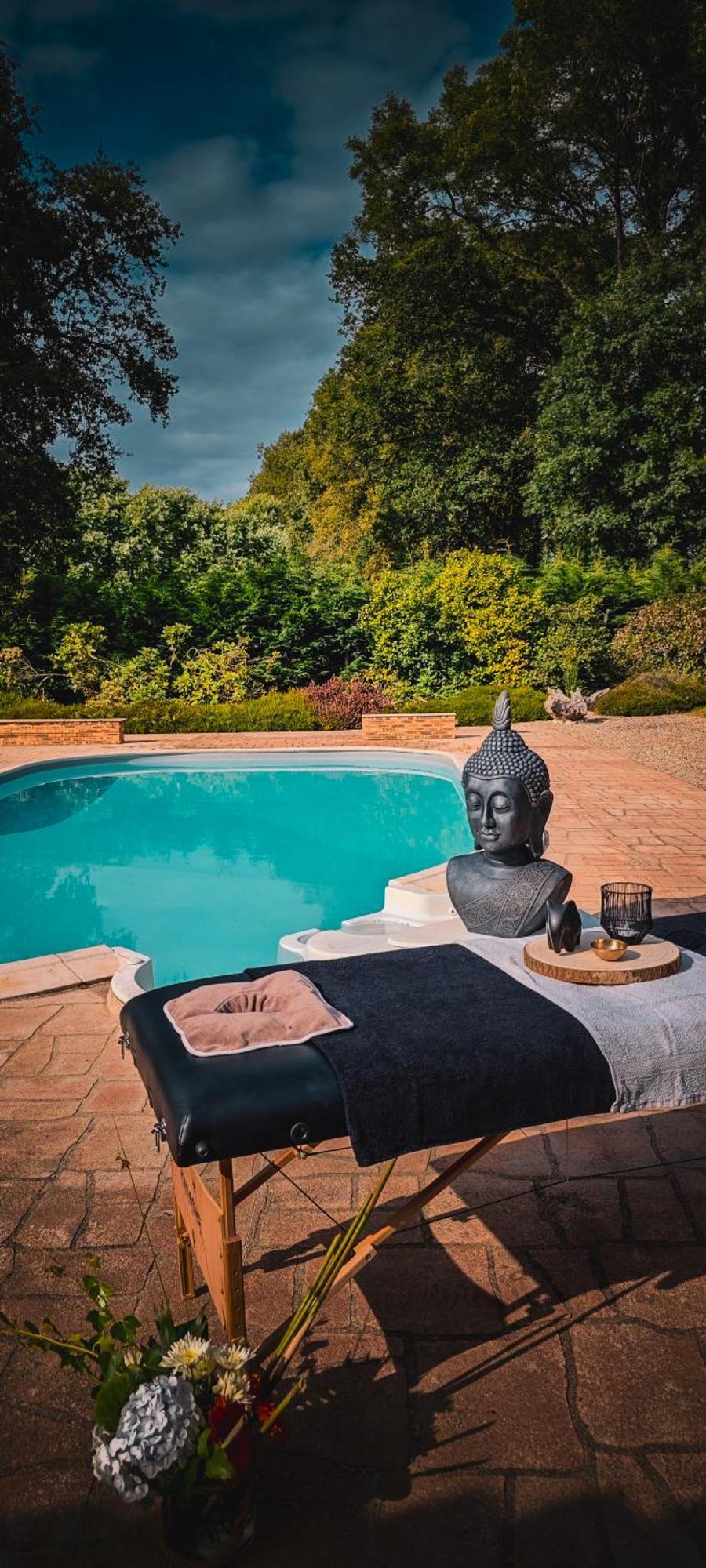 Villa Tagibao Avec Piscine Chauffee Et Spa Lesterps Bagian luar foto